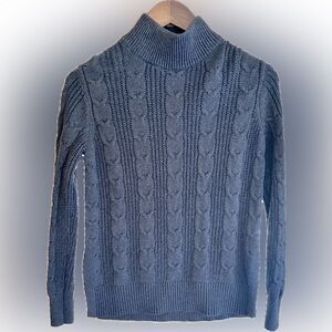 Banana Republic Women's Grey Turtleneck Sweater